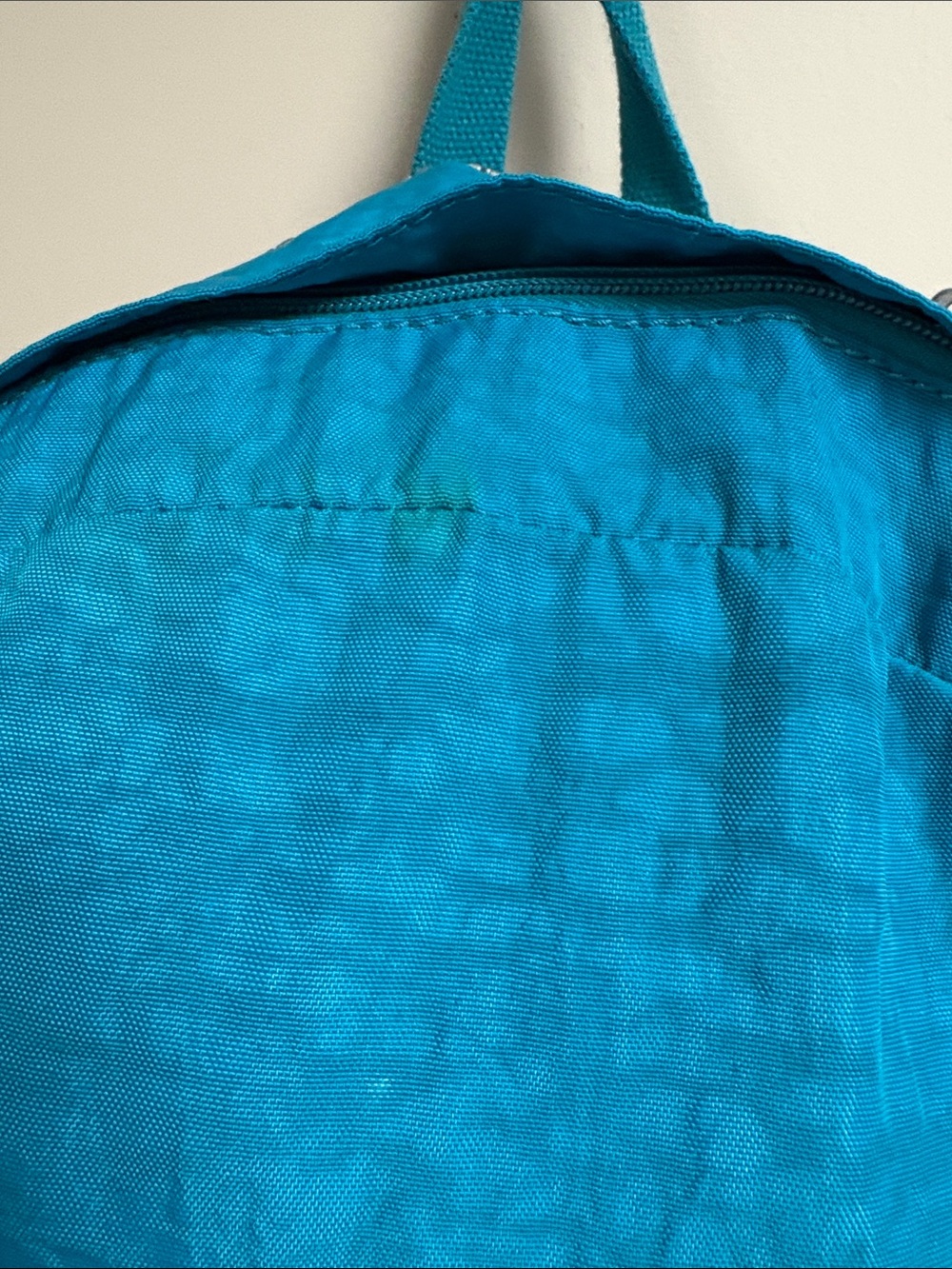 Kipling Backpack Turquoise w Charm - Picture 5 of 11